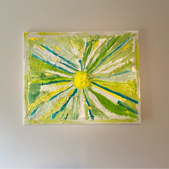 Textured Wall Art- Canvas Plaster Art-Wall Art for Home Wall Decor - Picture 2 of 3